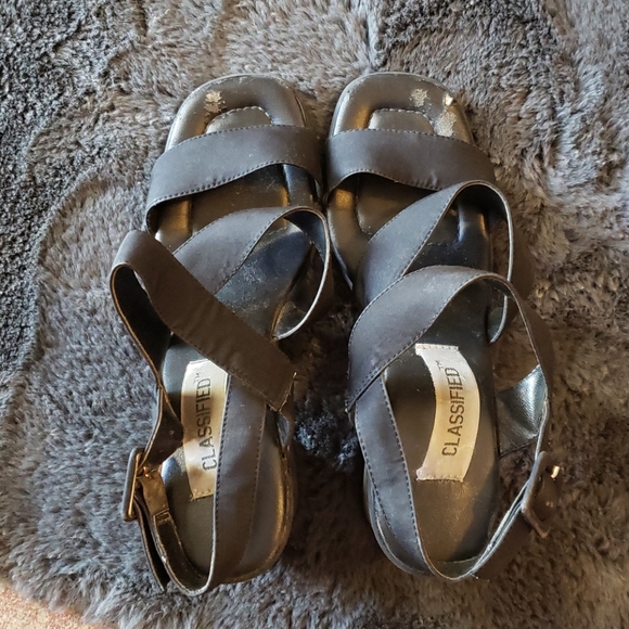 GUC Classified strappy comfy Chunky heels Black - Picture 6 of 6